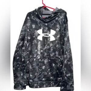 Under Armour Gray and Black Camo Sweatshirt